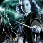 Projet personnel - photomontage sur Photoshop d'Hermione qui révèle son côté maléfique